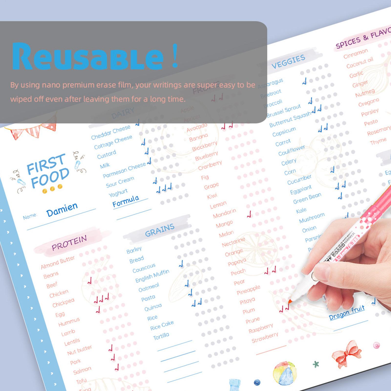 Baby Food Tracker - Lista de Verificação de Primeiros Alimentos