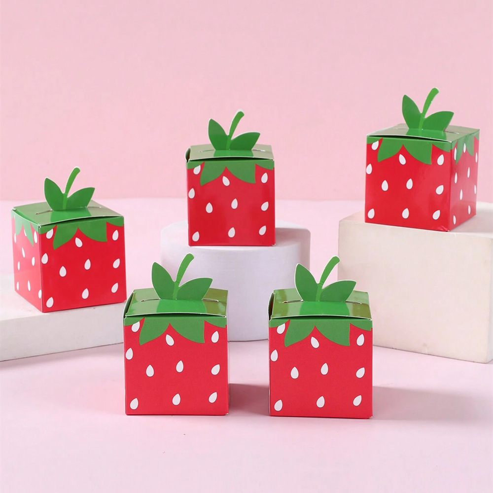 Baby 1 Year Food - 10 pçs frutas doces morango tema