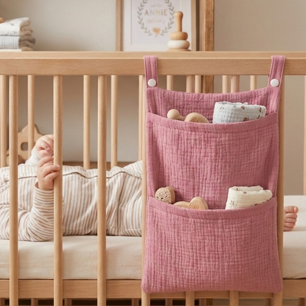 Baby Puree Pouch - Bolsa Suspensa de Algodão Puro para