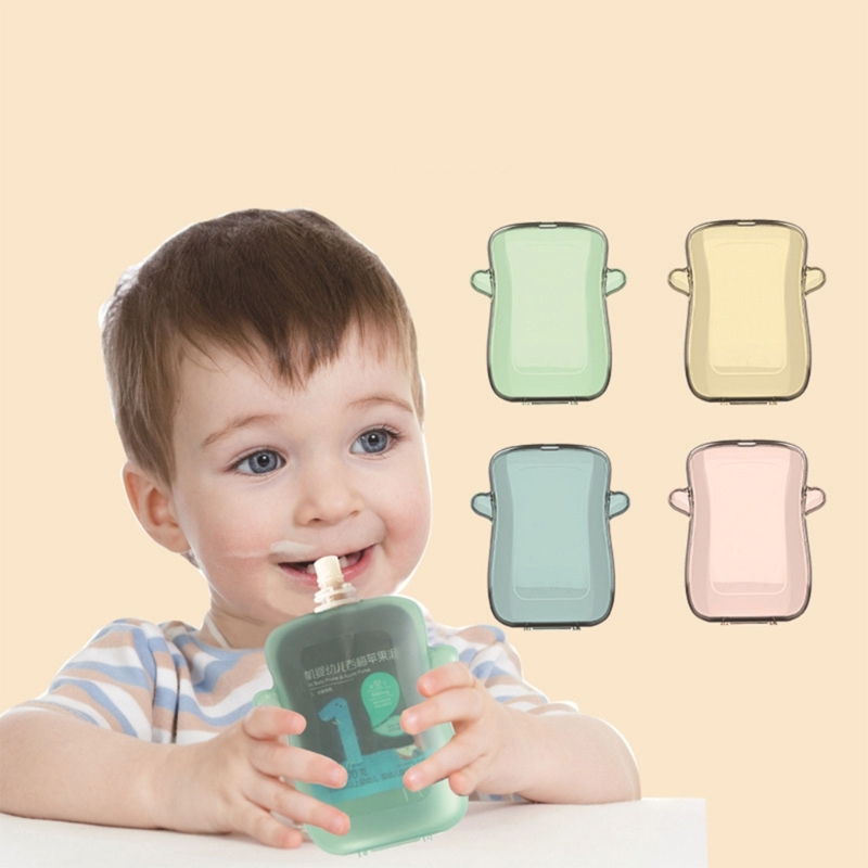Baby Puree Pouch - Sippys Container Solução à prova vazamentos