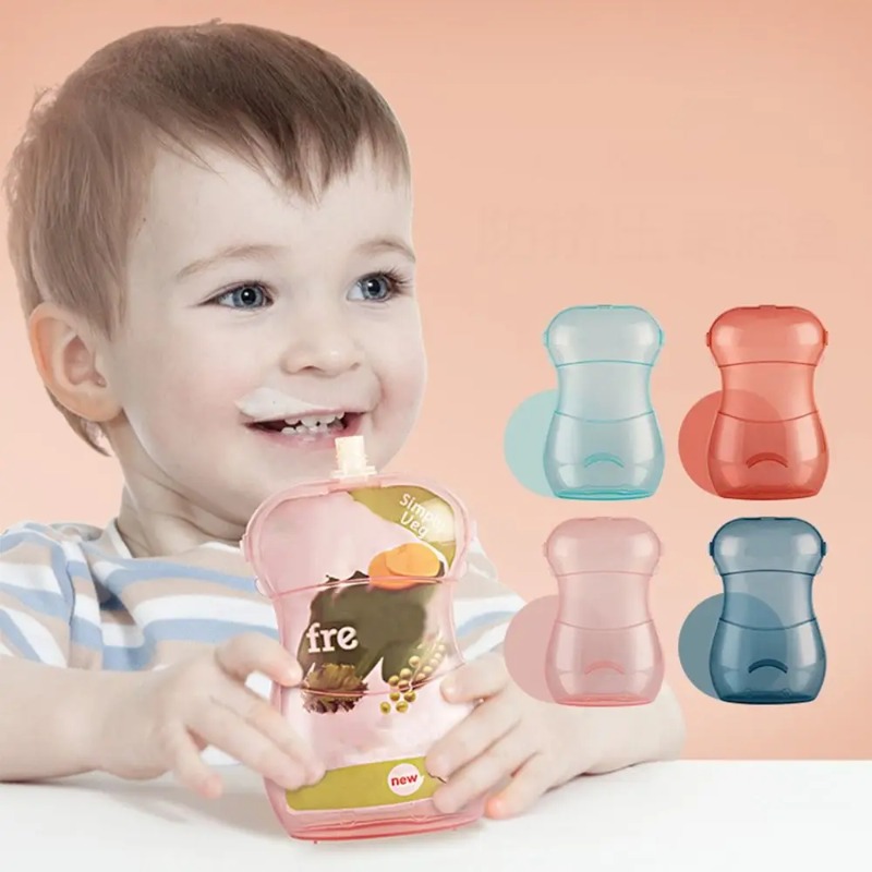 Baby Puree Pouch - Bolsas reutilizáveis para comida de bebê,