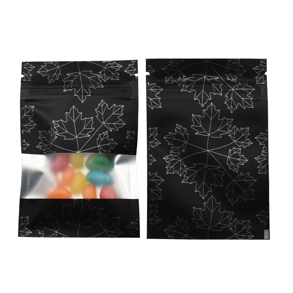 Food Pouch Reusable - 100 pces zip lock mylar saco