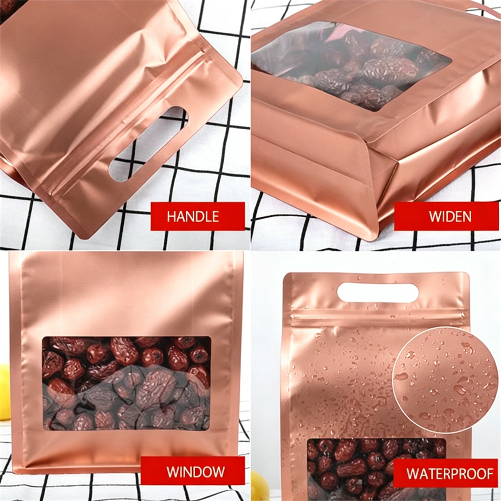 Sacos plásticos octogonais dou - Food Pouch Reusable avaliação e preço