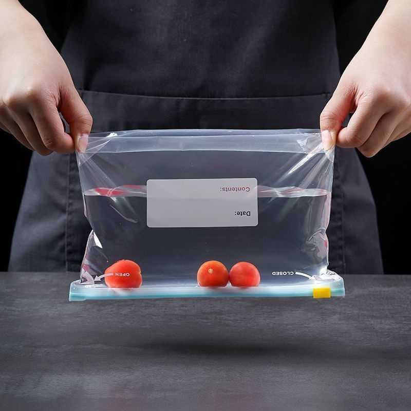100 pçs slider galão sacos de  - Food Pouch Reusable avaliação e preço