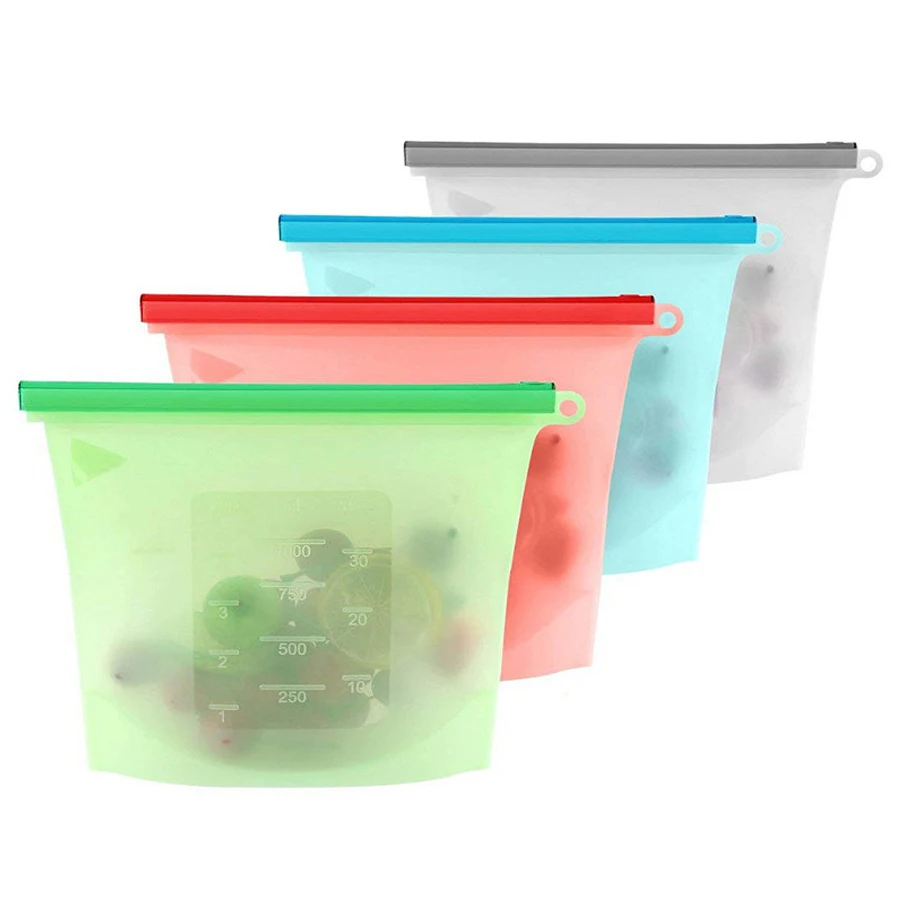 Saco de Armazenamento de Silic - Food Pouch Reusable avaliação e preço