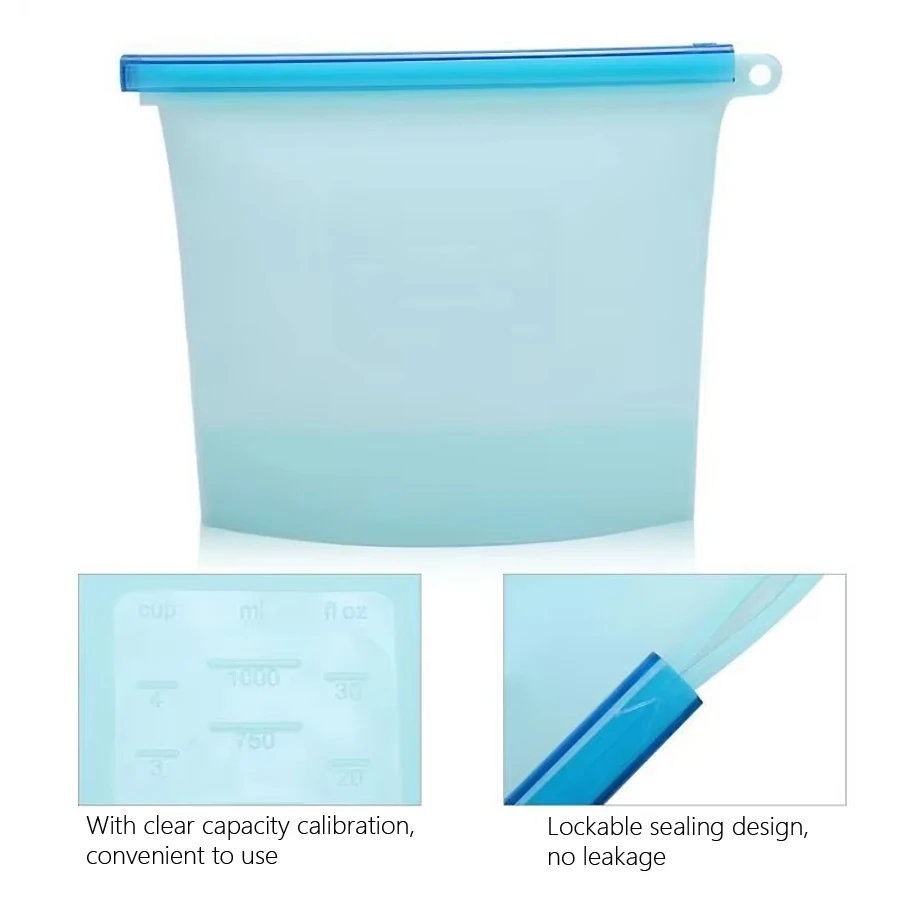 Saco de Armazenamento de Silic - Food Pouch Reusable avaliação e preço