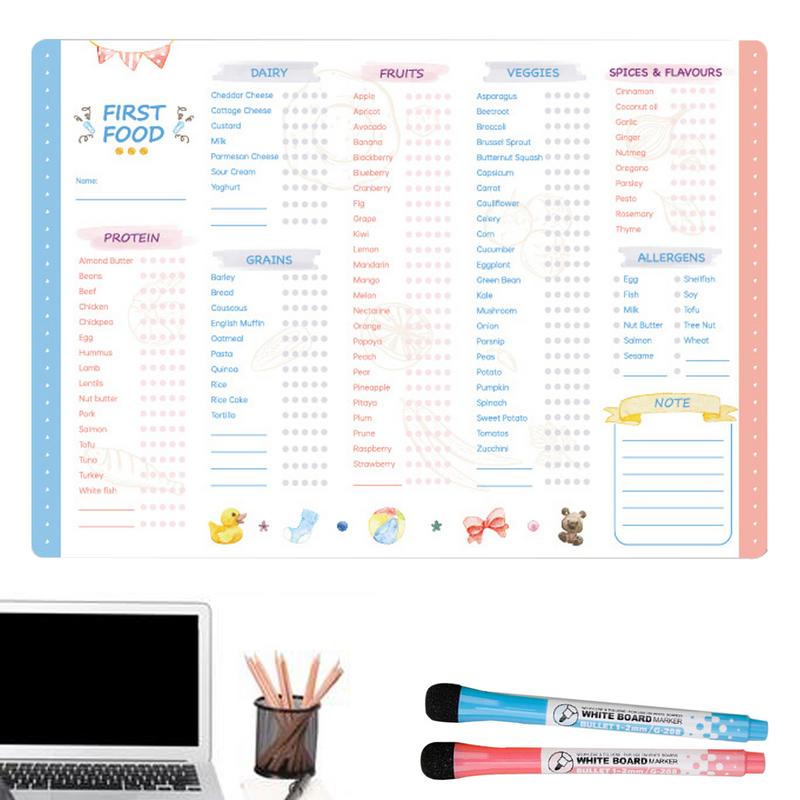 Gráfico diário magnético reuti - Baby Food Tracker avaliação e preço