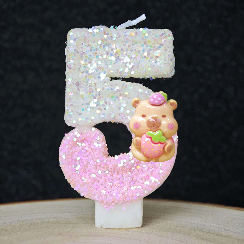 Novo capivara velas bolo decor - Baby 1 Year Food avaliação e preço
