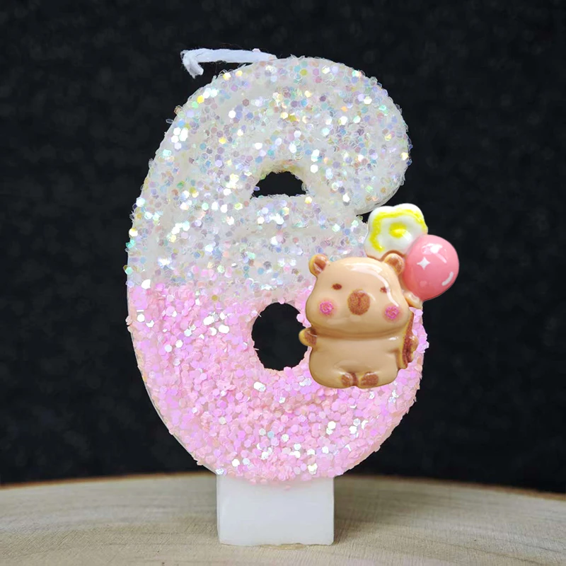 Novo capivara velas bolo decor - Baby 1 Year Food avaliação e preço
