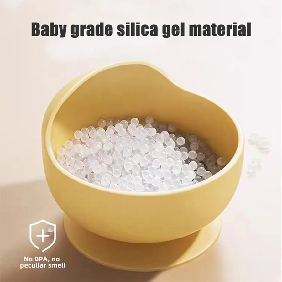 1pc tigelas de silicone de gra - Baby 1 Year Food avaliação e preço