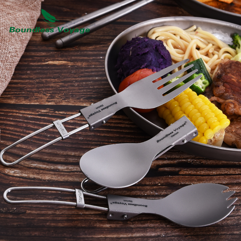 Talheres de titânio para acamp - Weaning Spoon Set avaliação e preço