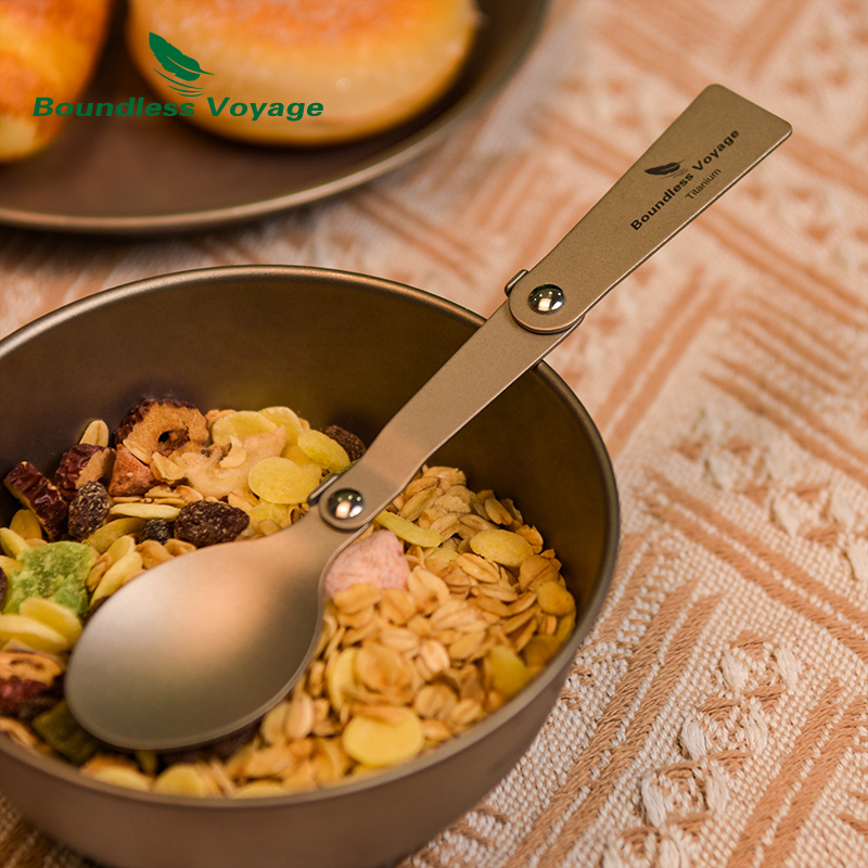 Talheres de titânio para acamp - Weaning Spoon Set avaliação e preço