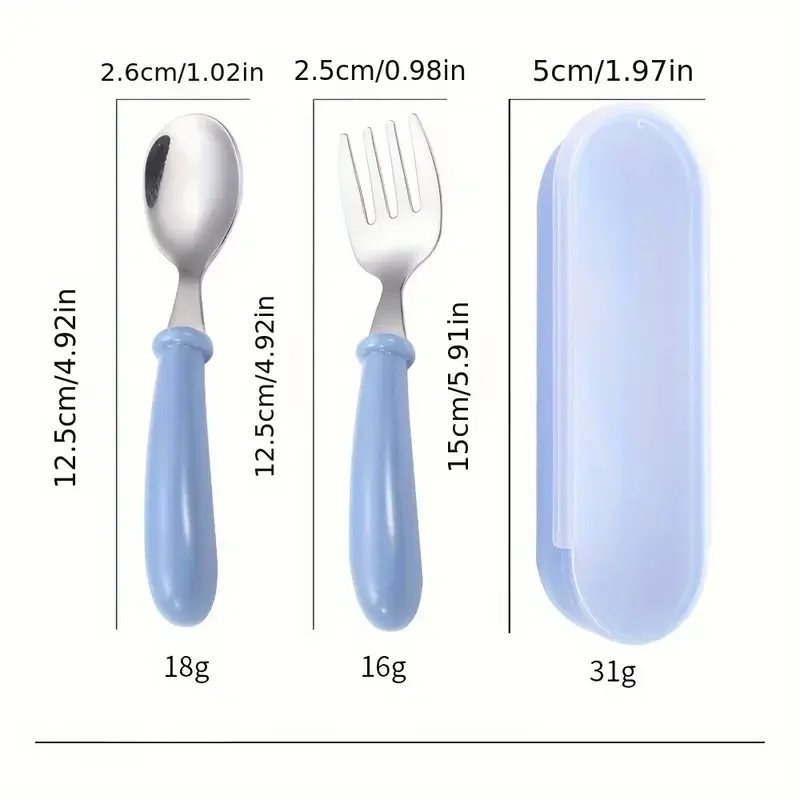 Conjunto de 2 talheres infanti - Weaning Spoon Set avaliação e preço