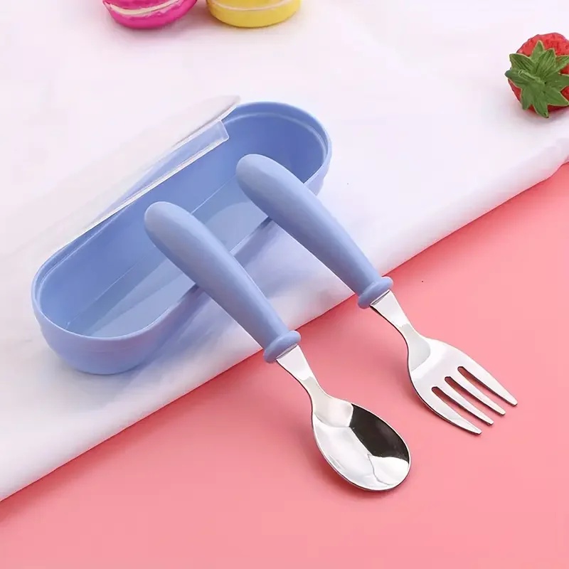Conjunto de 2 talheres infanti - Weaning Spoon Set avaliação e preço