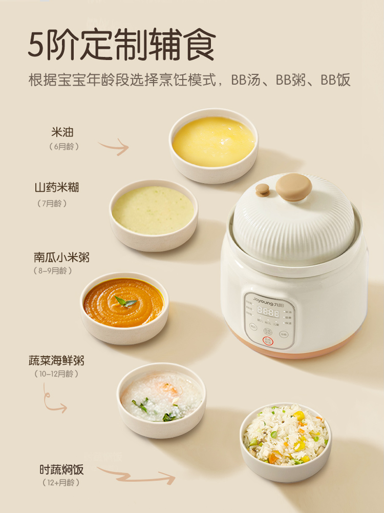 Jiuyang micro-pressão bb pote  - Baby Food Oil avaliação e preço