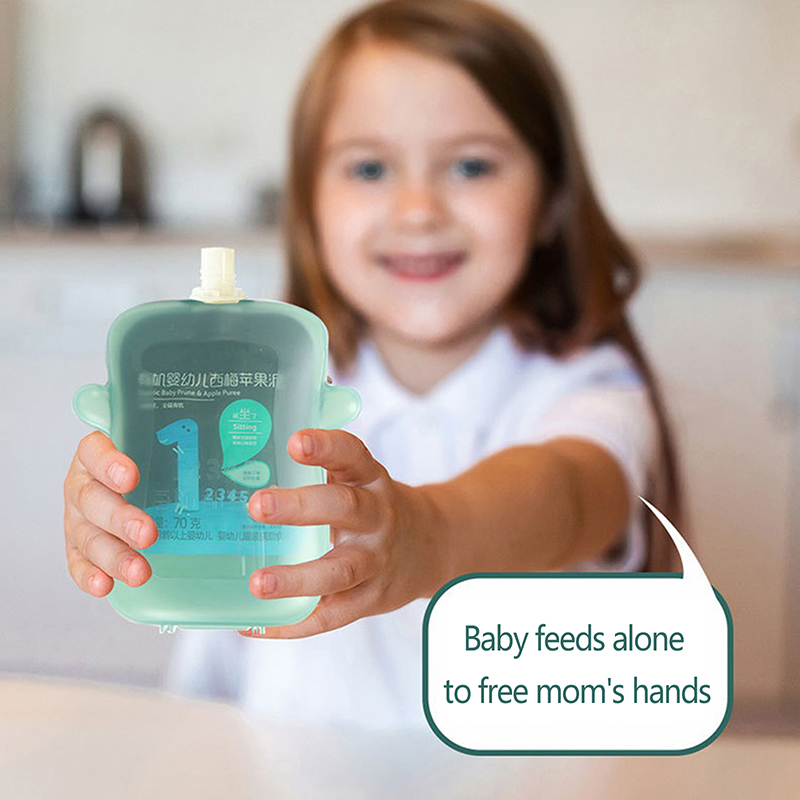 Recipiente reutilizável auto-a - Baby Puree Pouch avaliação e preço